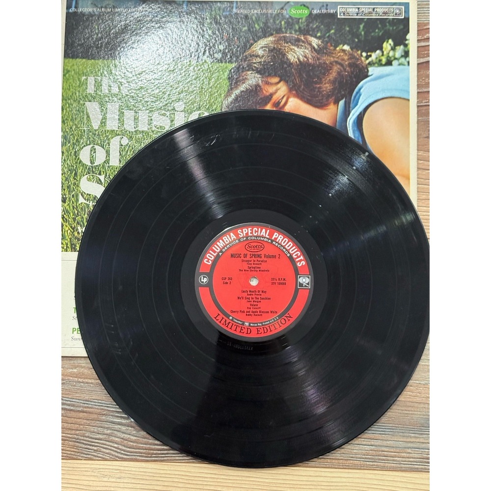 THE‎ MUSIC OF SPRING VINYL RECORD COLUMBIA SCOTTS VOLUME 2 Nm/Nm